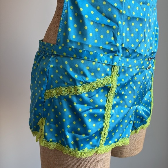 Victoria’s Secret Sexy Little Things Y2K Polka Dot Lingerie Romper 36C - Picture 3 of 9